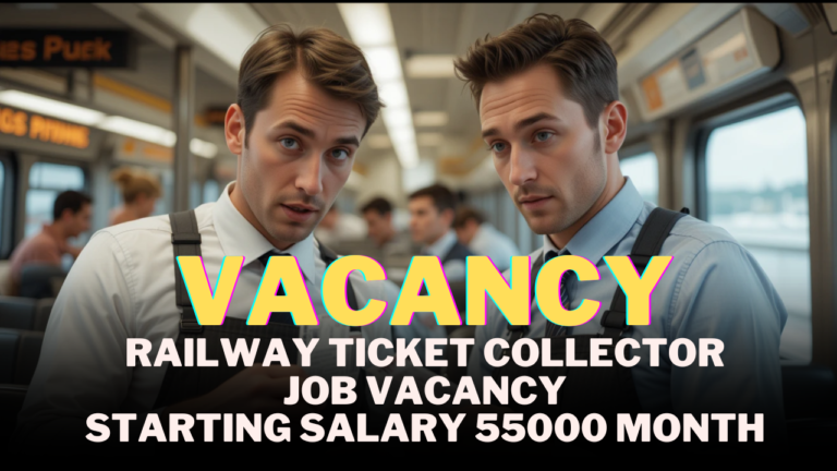 Railway Ticket Collector 2025 Job Vacancy: