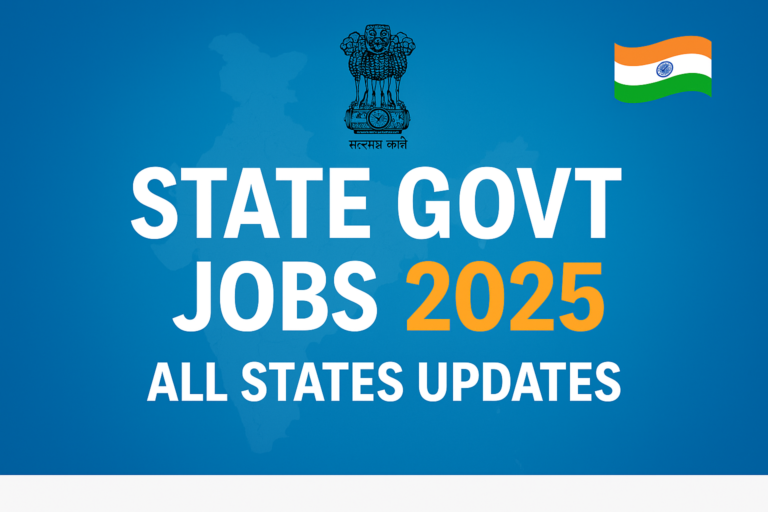 State Govt Jobs 2025 – All States Government Job Updates