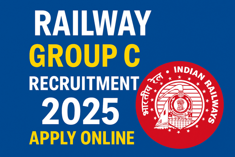 Apply online for Railway Group C Recruitment 2025 for over 1.5 lakh vacancies.